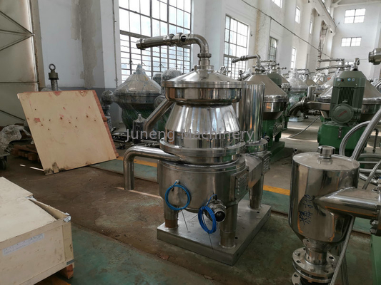شراء الفولاذ المقاوم للصدأ فاصل زيت القرص مع نظام التحكم PLC الصلبة إلى السائل online manufacture